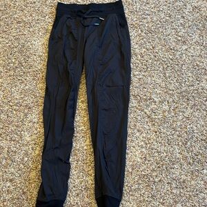 Lululemon Dance Studio mid rise joggers, color black, size 2, women’s